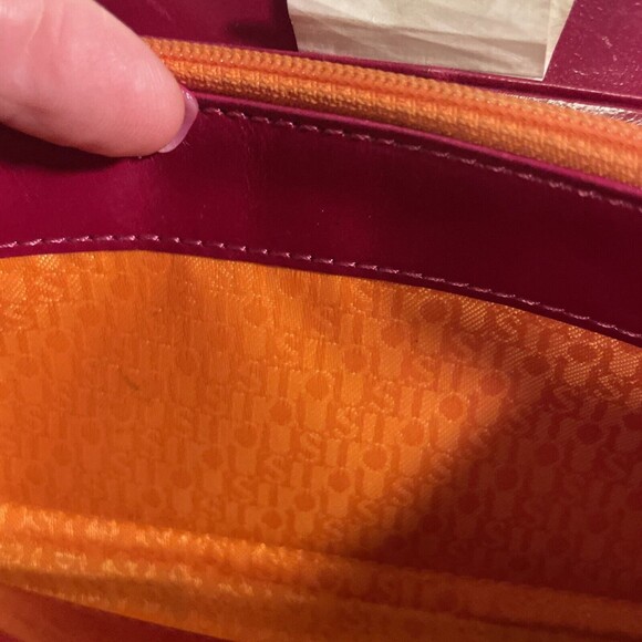 TOUS WALLET Pink Leather Zip Around Clutch - Picture 7 of 12